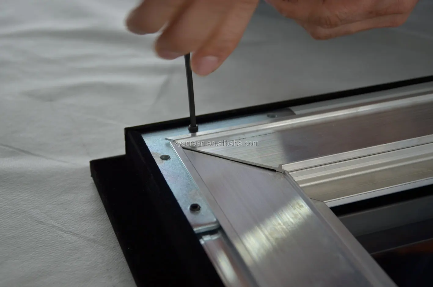 XY экран ALR черного цвета с украшением в виде кристаллов и проекционного экрана домашнего кинотеатра для Epson 4k