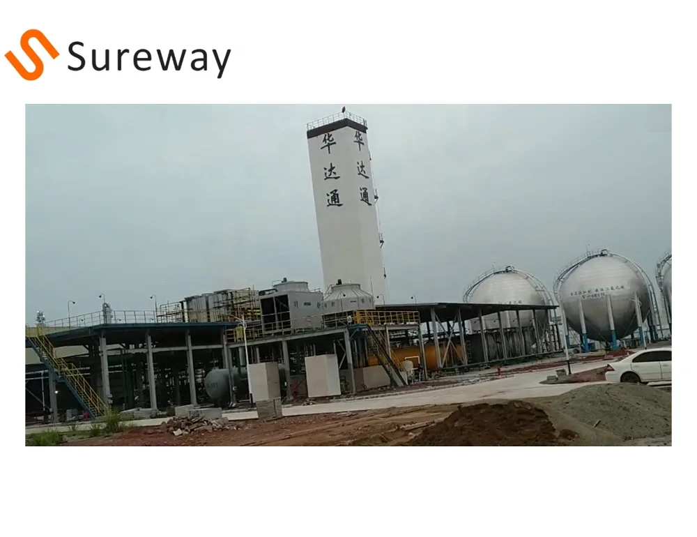 Жидкий CO2 завод по производству диоксида углерода пищевого класса (CO2>= 99.95%) для безалкогольных напитков