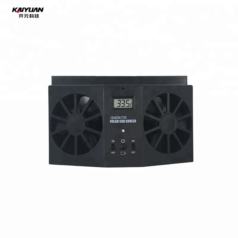 Good car interior mini portable car airconditioner Solar Car Fan