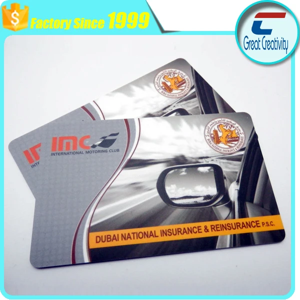 Business gift use pvc material vip card for business promotion