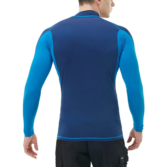 Китай, индивидуальный дизайн, защита от УФ-лучей, мужские шкуры, с длинным рукавом, сыпь для серфинга