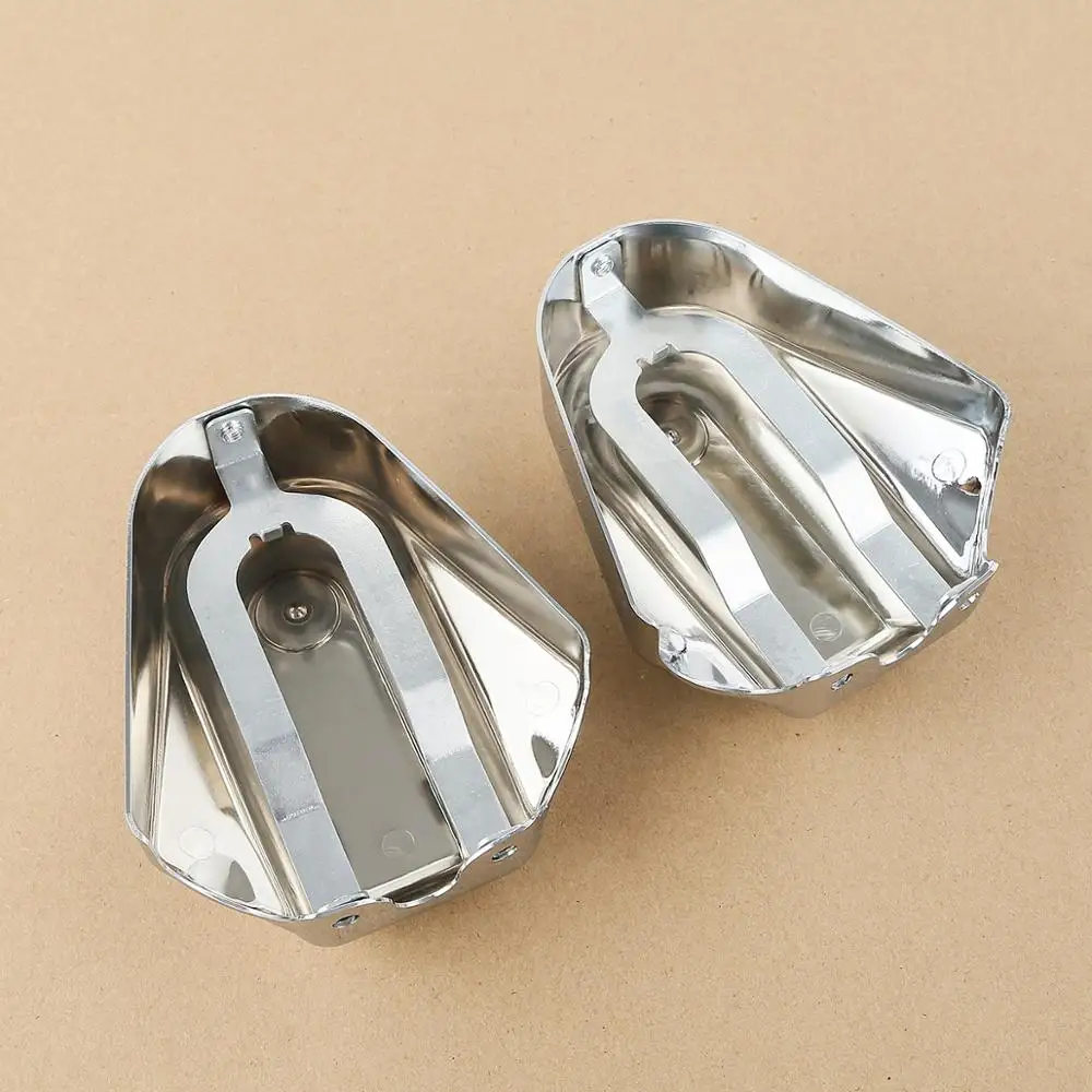TCMT  Chrome Bar Rear Axle Covers For Harley Davidson Softail Deluxe FLST Slim FLS  XF2906C58-E