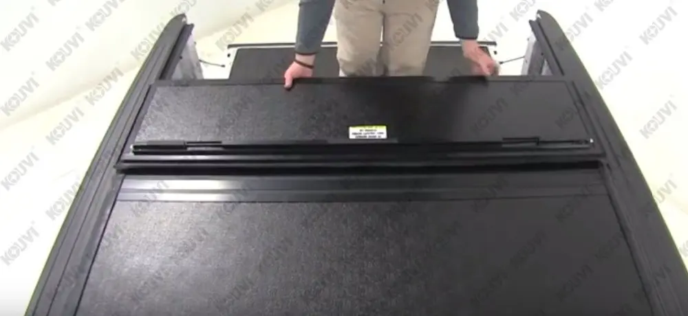 
VW amarok single cab hard tri fold tonneau pickup cover accessories 