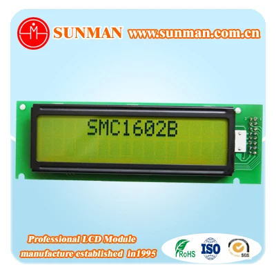 Тип характера 2X16 1602 16x2 LCM ЖК-дисплей модуля с HD44780 контроллер