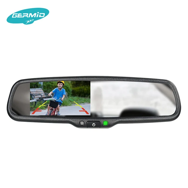 4.3inch tft lcd rearview camera mirror monitor for ford ranger 2012 with oem bracket