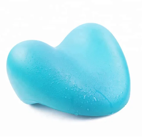 Home Use PU foam waterproof bathtub heart shaped bath tub neck pillow
