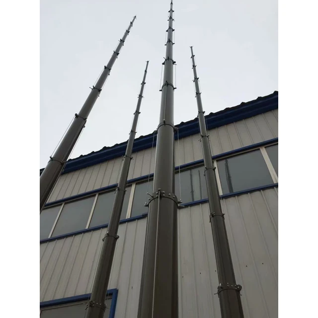 
Xuedian portable manual hand lifting winch pole telescopic mast 