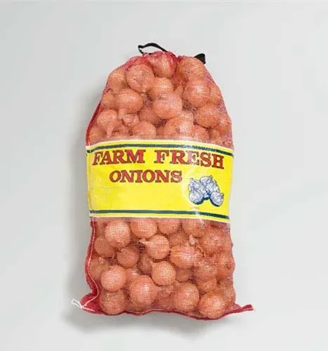 23 кг, Лено, сетчатый пакет для фермы, свежий лук с УФ-обработанным и цветным напильником