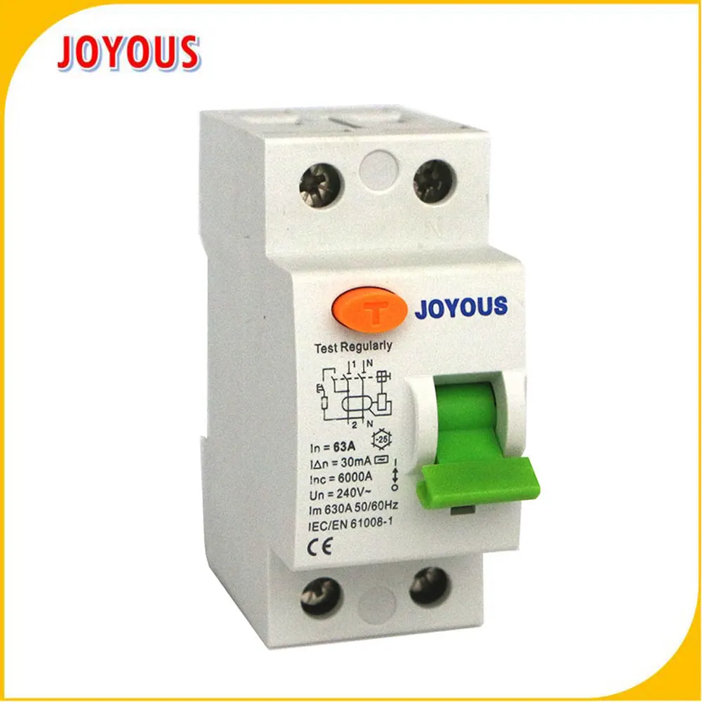 2017 новая модель УЗО, rccb цена, JY-N1 rccb