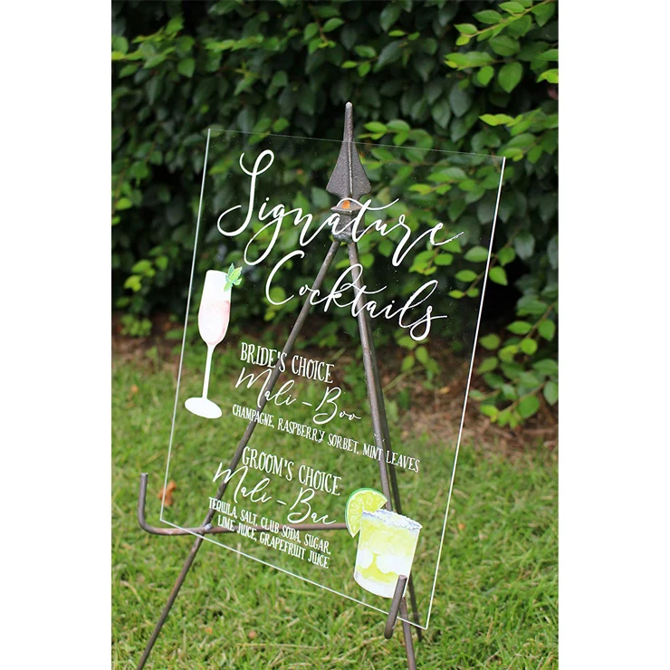 Laser cutting acrylic invitation card fashion design acrylic wedding invitation card