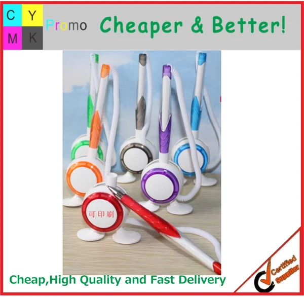 Custom cheap promotional Desk stand pens