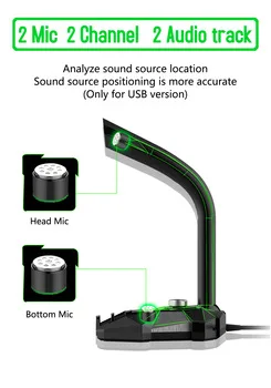 New arrival gaming microphone laptop computer microphone notebook usb desktop studio microphone