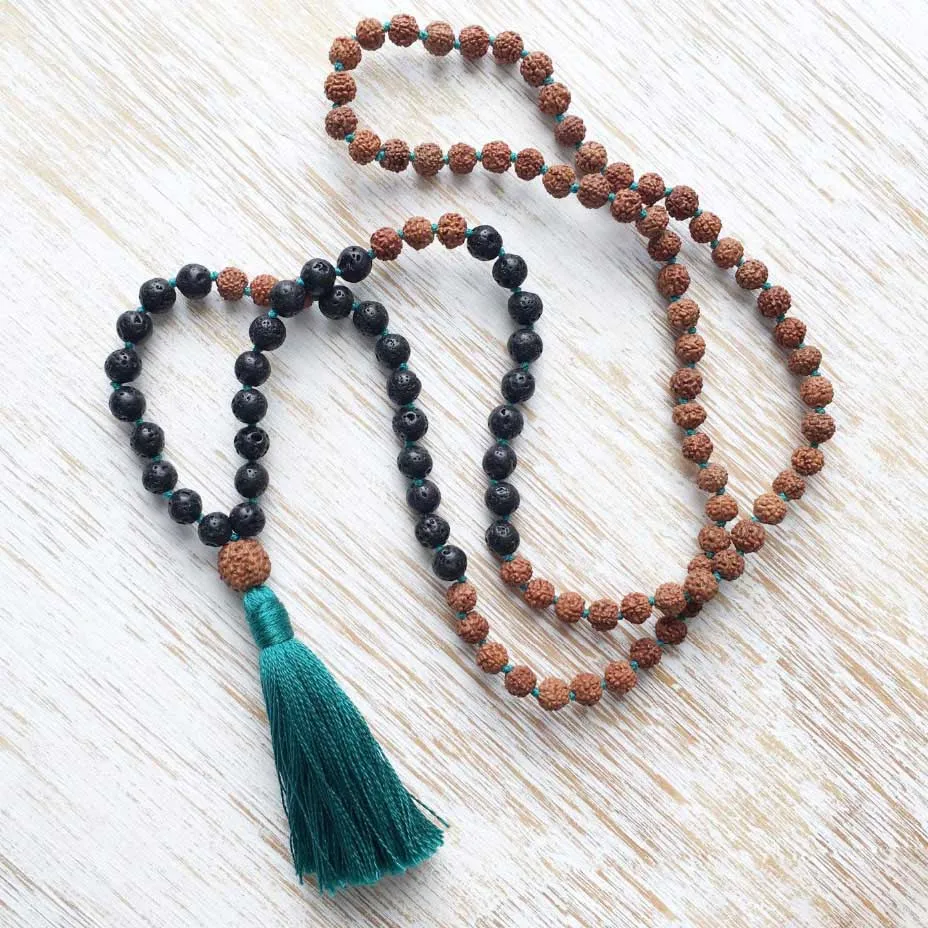 108 Buddhist prayer beads Mala Bracelet and Necklace for men