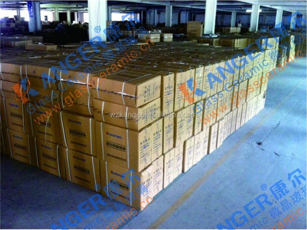 
KANGER polished black ceramic glass for one burner induction cooker 