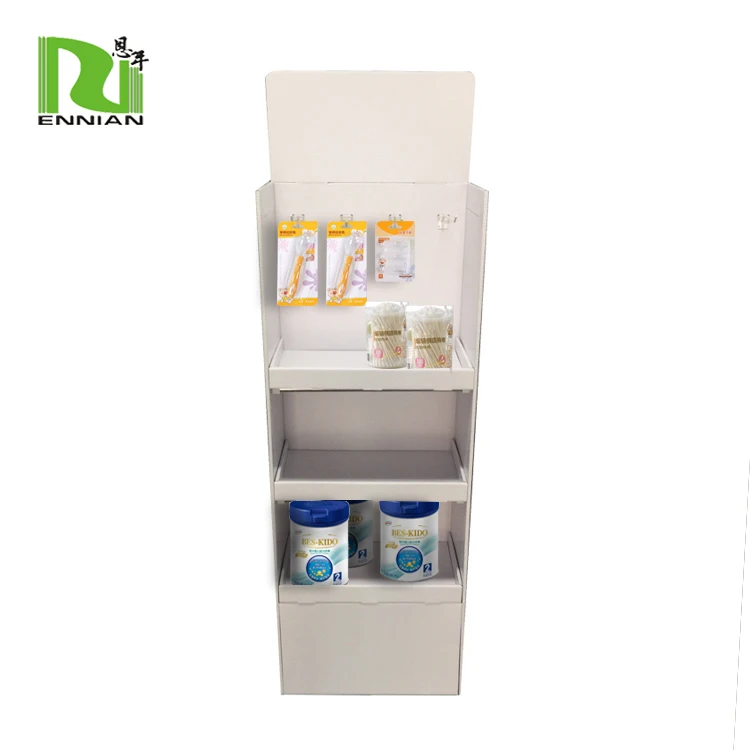 POP custom OEM /ODM floor display stand for milk
