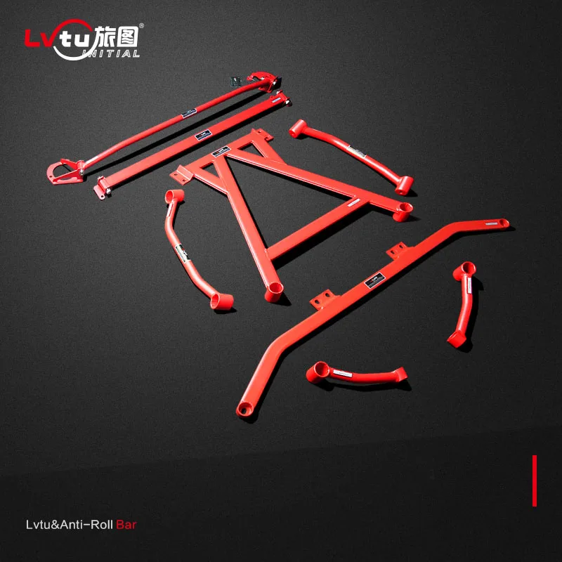 LVTU Factory Price Best Quality Strut Tower Brace Subframe Brace Kits Front Strut Bar for Volkswagen Golf 7 2012-2018