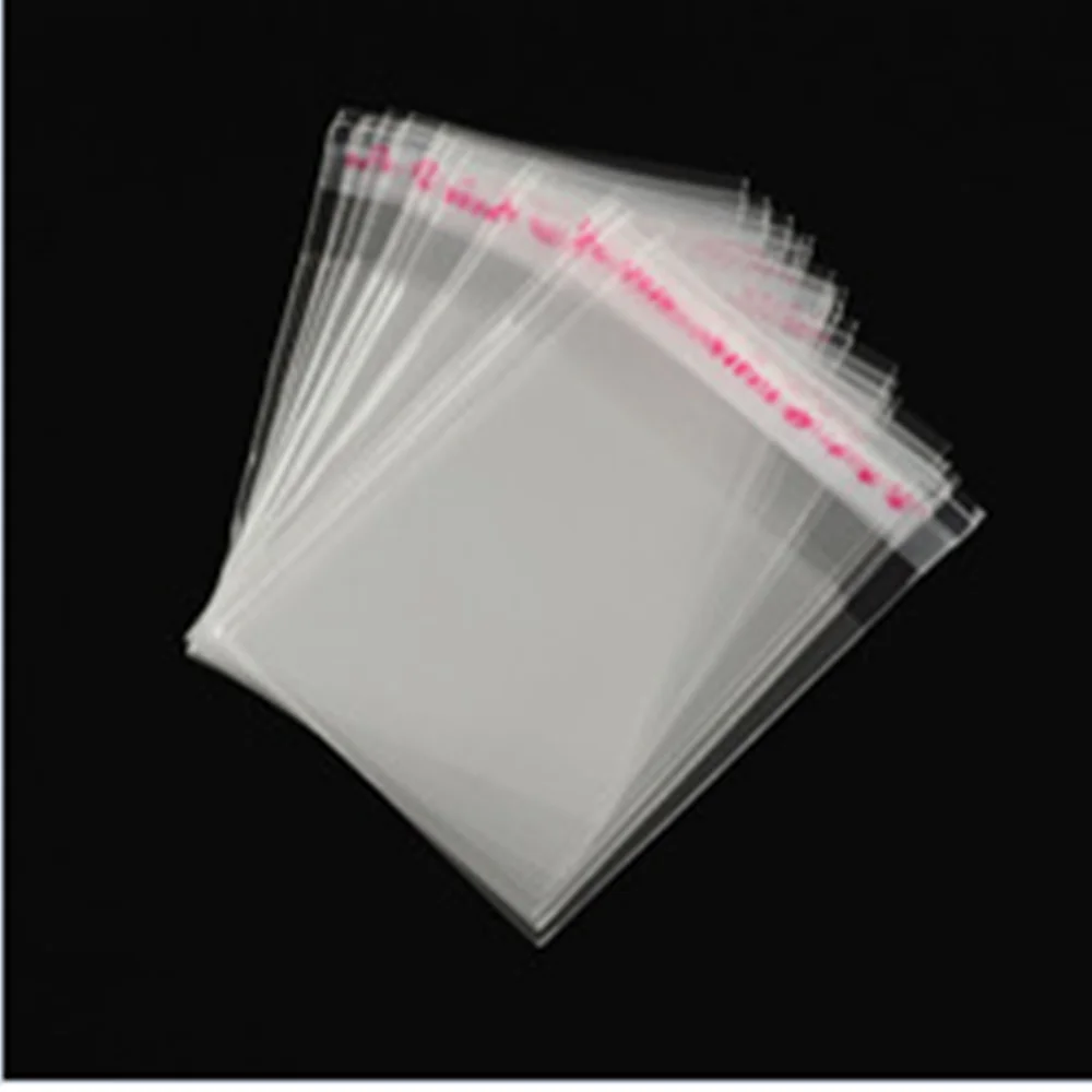 resealable transparent opp manufacturer custom packaging clear plastic self-adhesive cellophane bags