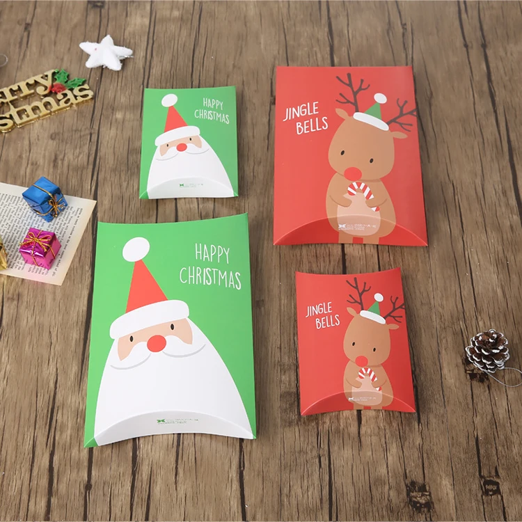 
Creative square printing wedding candy paper box cookie box festival gift Christmas gift packing 