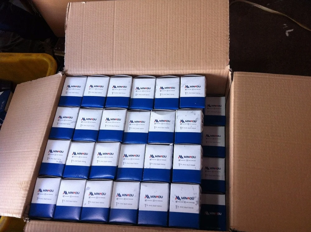 Free sample professional OEM support PVC compact ball valve in yellow handle  (BD-1701 )