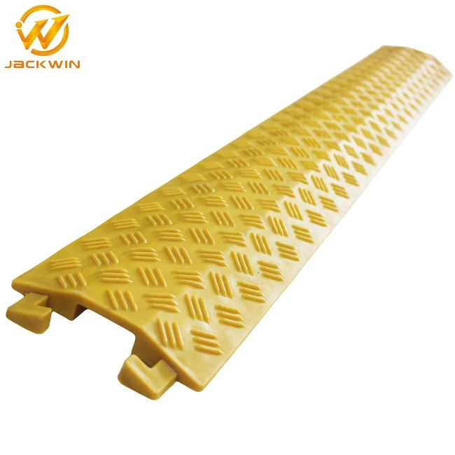 Hose Ramp For Floor / Flexible Cable Protector / 1 Channel Office Cable Protector
