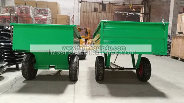 Garden utility cart trailer, 2wheel foldable atv quad trailer with bolts assembled whole trailer 500lbs UC2W