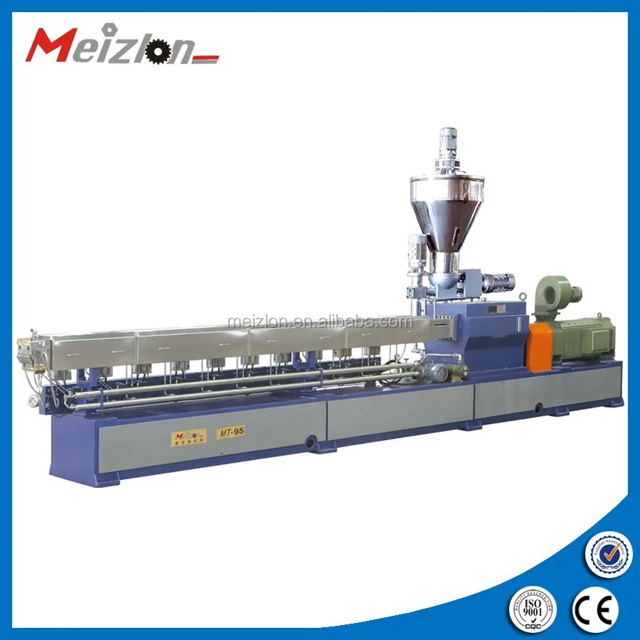 Parallel Counter Rotating Twin Screw Extruder For Sale