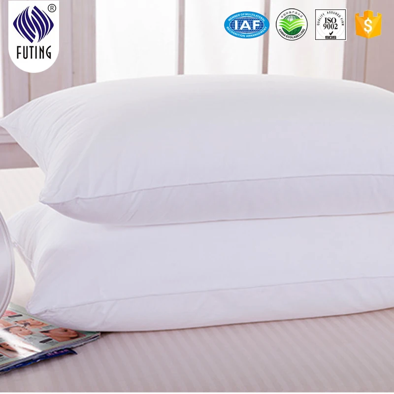  Гостиничная подушка из 100% хлопчатобумажной ткани с индивидуальным принтом для
