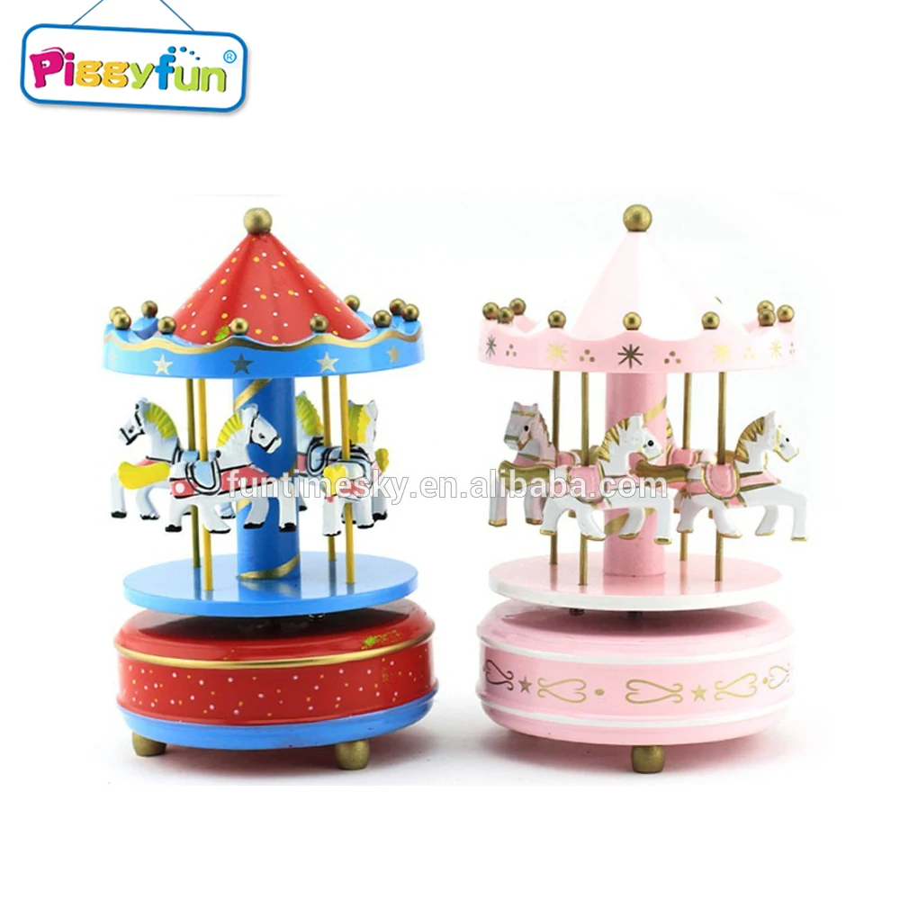 High Quality Ballerina Carousel Horse Music Jewelry Box For Sale