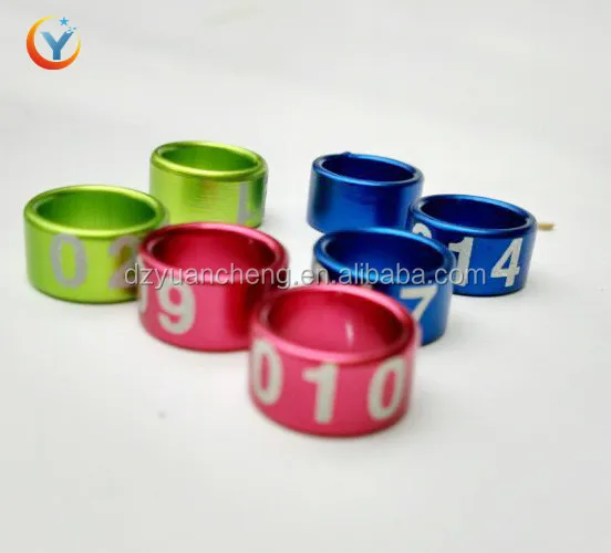 2017 Large Size Aluminum Bird Leg Ring Pigeon Leg Foot Ring supply