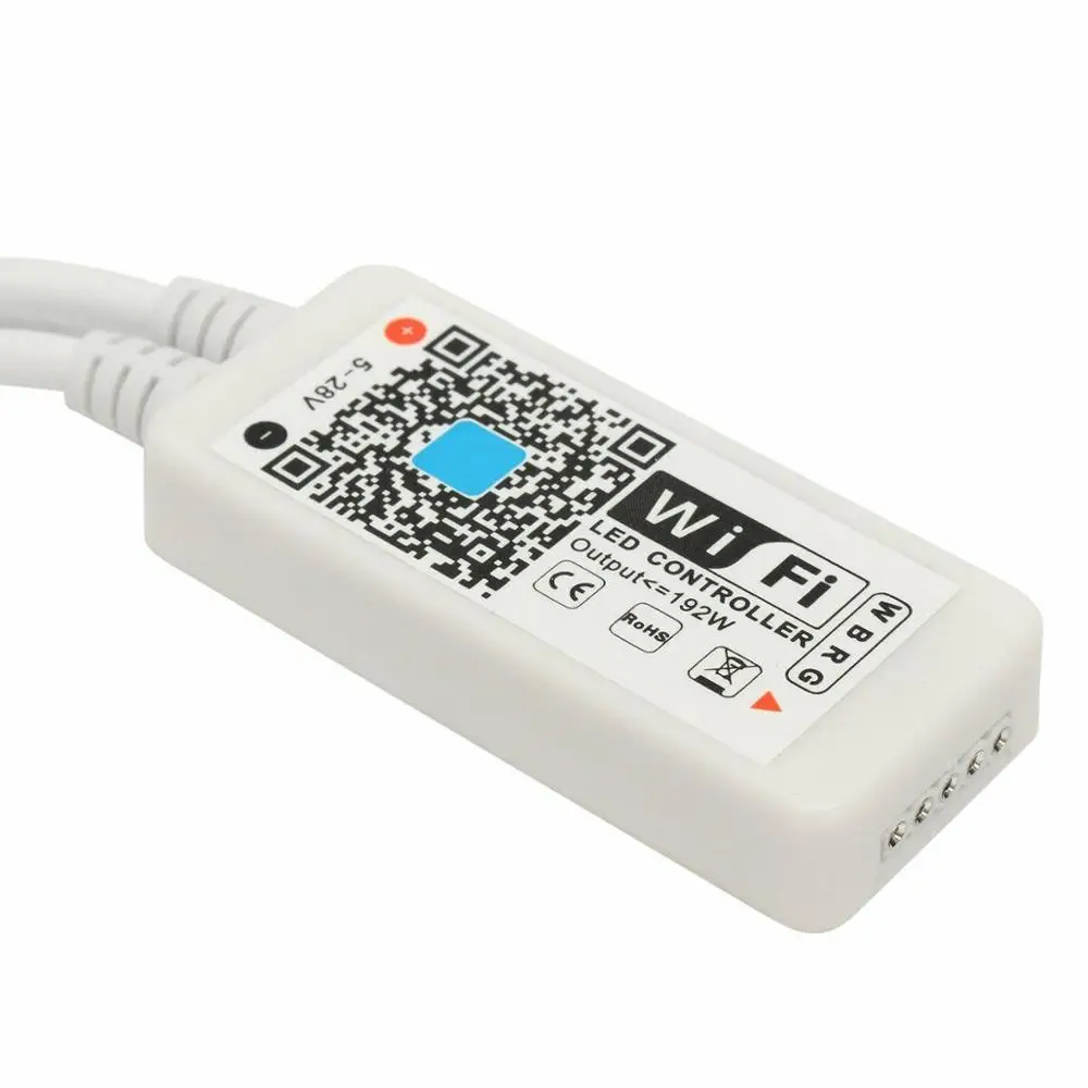 DC5-24V IR Remote Control WIFI LED RGBW Controller for LED Strip RGBW RGBWW IOS/Android