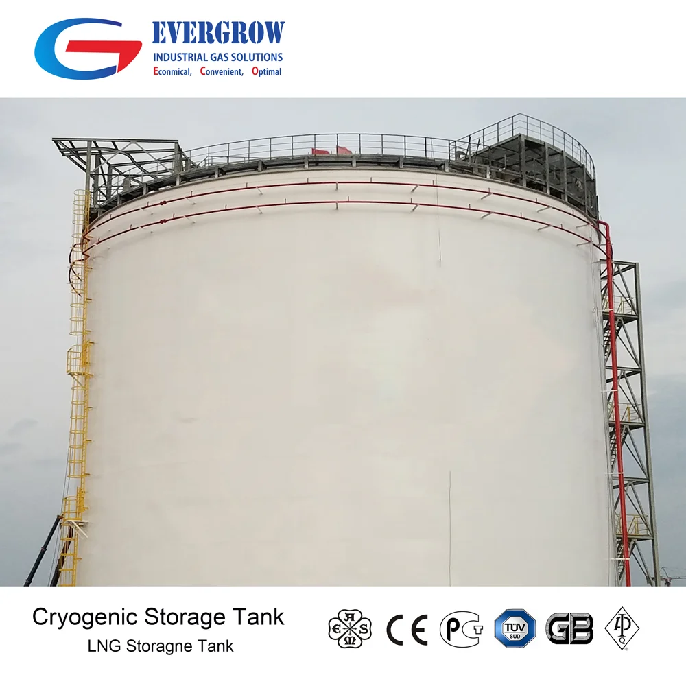 
Large Scale LNG Flat Bottom Crygenic Tank 