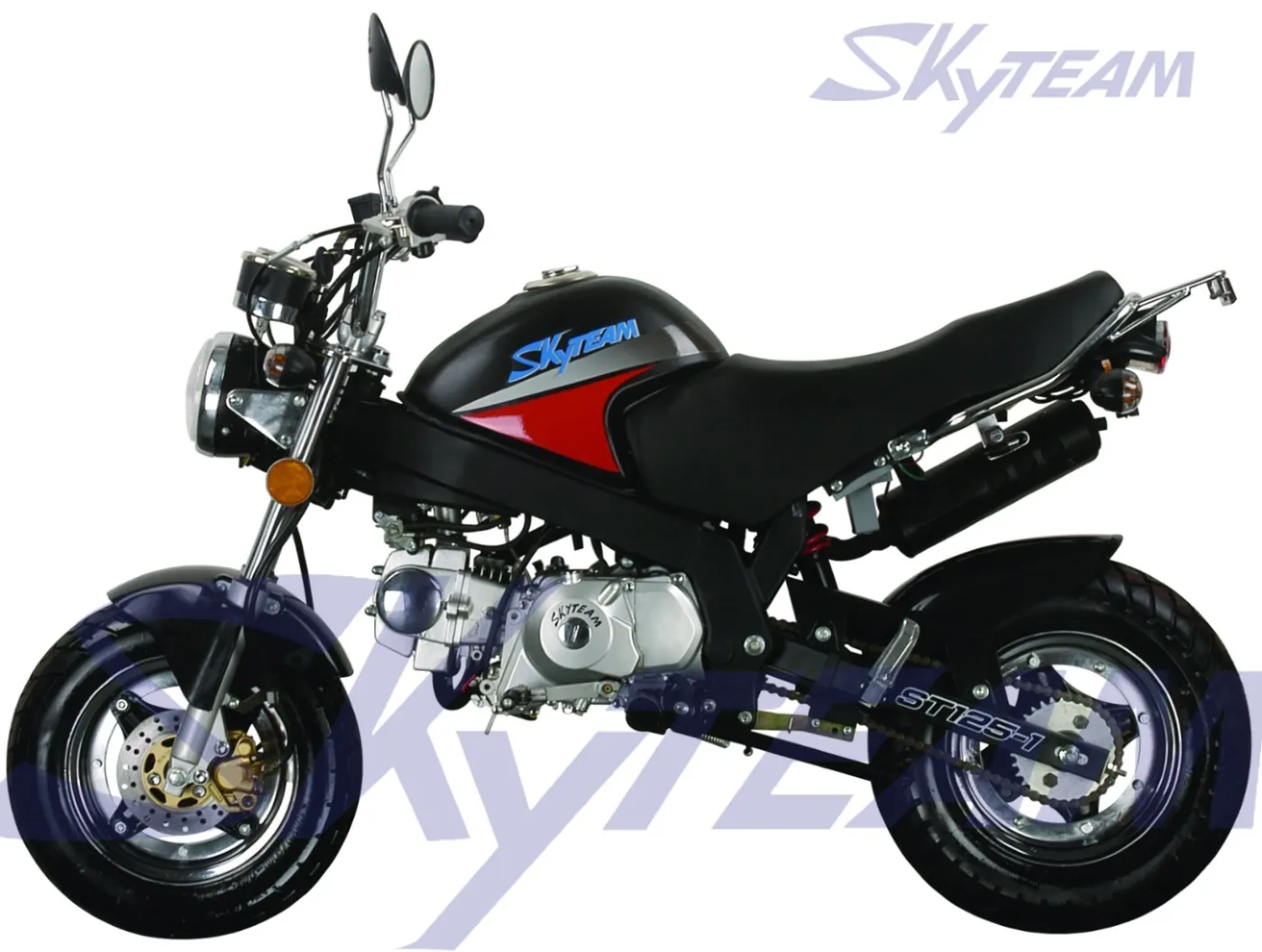 skyteam 125cc 4 ход pbr zb50 ksr велосипедов стиль( еэс euroiii euro3 утверждения)