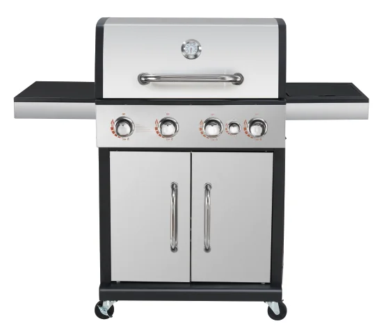 CE approval 4 burner outdoor grille de barbecue camping gaz barbecu