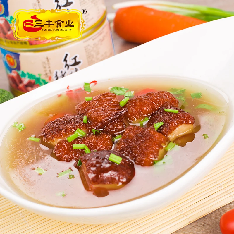 Flavored Canned stewed pork wholesales 340g per