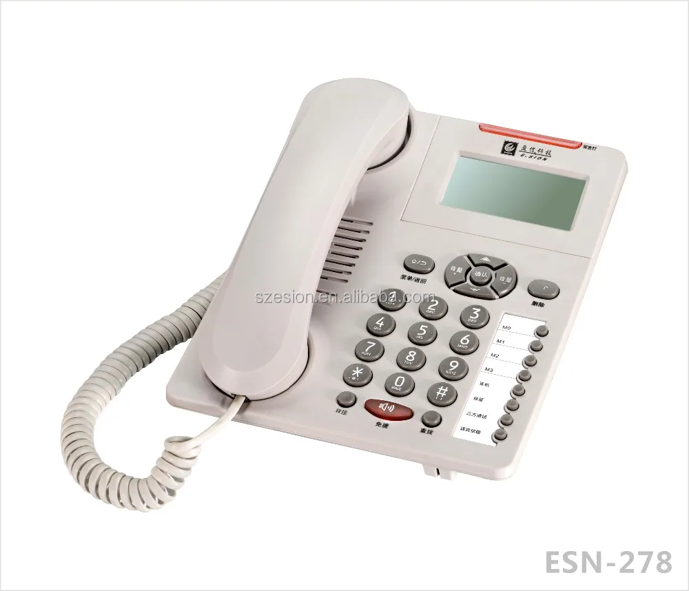 
ESN-278A corded telephone desktop phone caller ID telephones landline phones office telephone home phone 