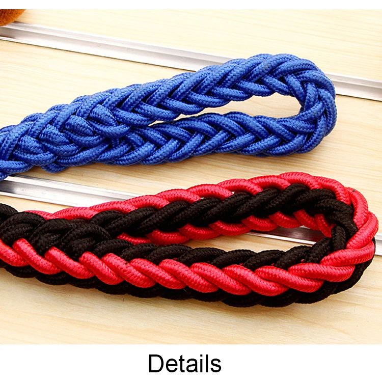 Высококачественный нейлоновый сверхпрочный плетеный поводок для собак среднего и большого размера