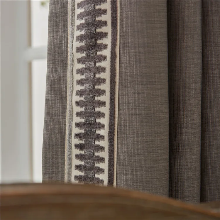 
Wholesale Polyester Jacquard Velvet Curtain Tassel Trim 