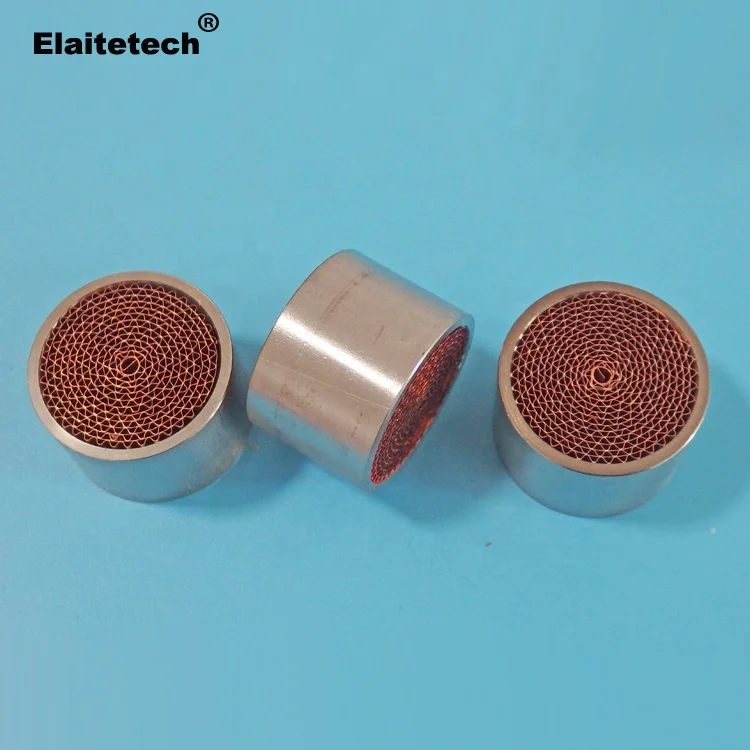 Metallic honeycomb monolith catalyst support/carrier for DOC catalytic converter