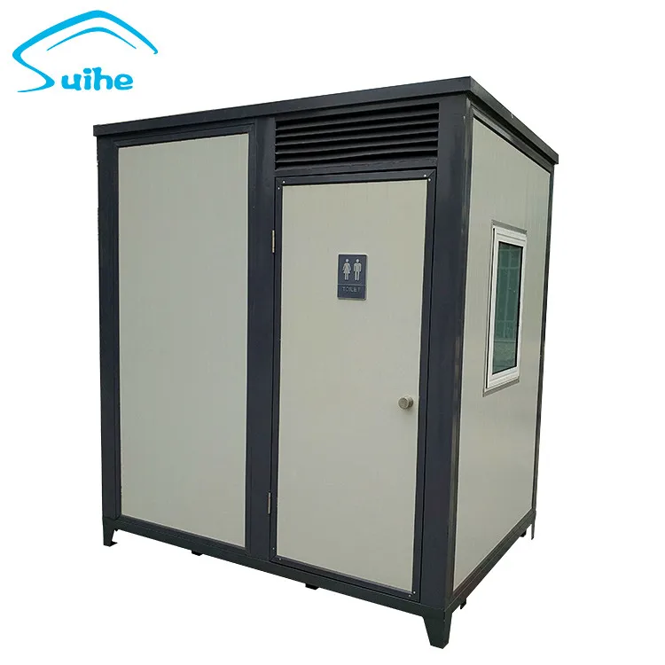 Portable full shower facilities public use container mobile toilet