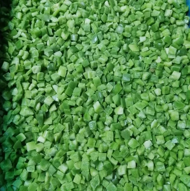 Best Price IQF Hot Frozen green pepper Diced