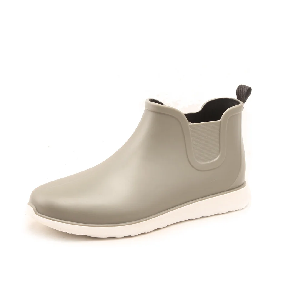 factory customized made Hotsale New style low height cut durable ankle waterproof PVC Men rainyday garden farm shoes male