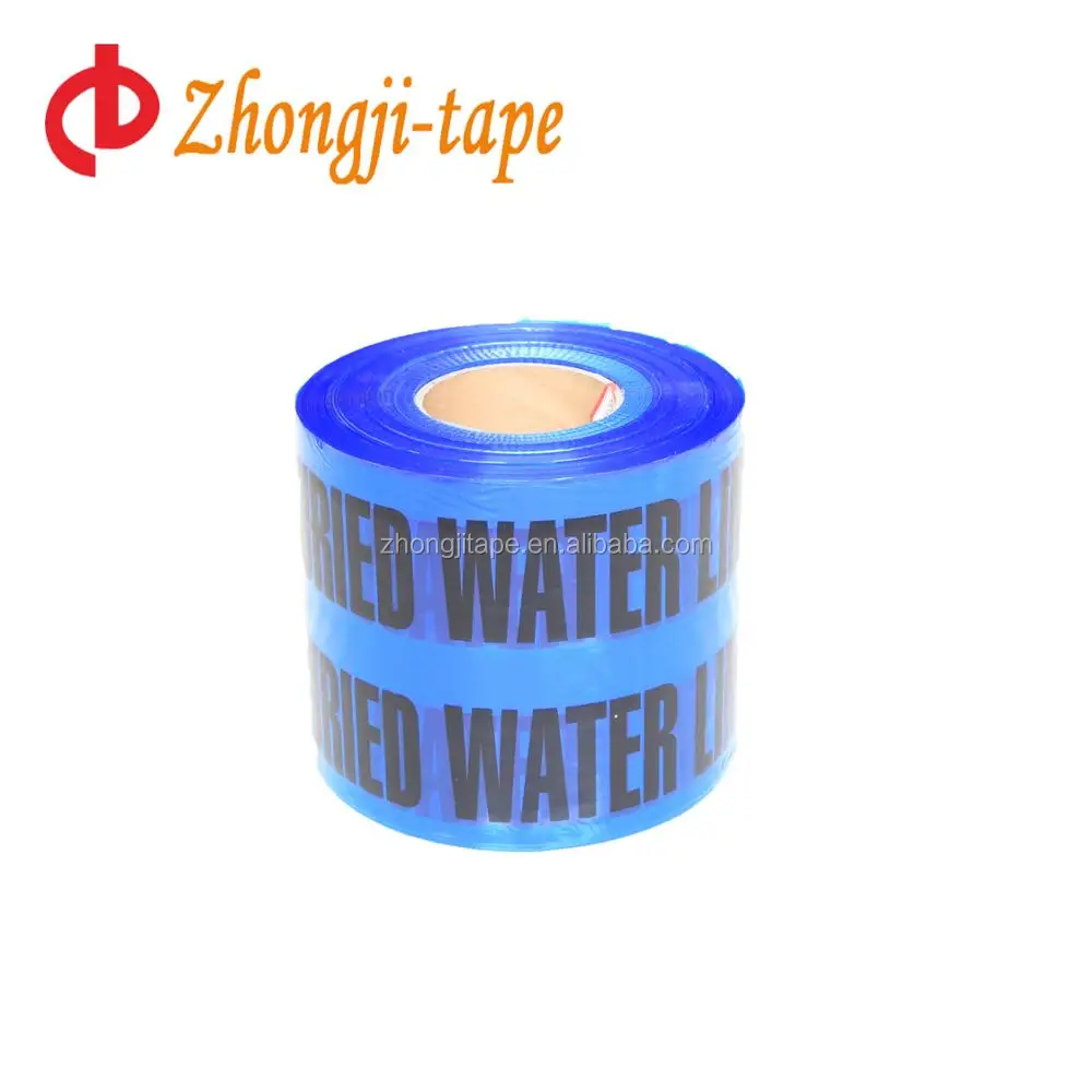 
non detectable water line underground warning tape 