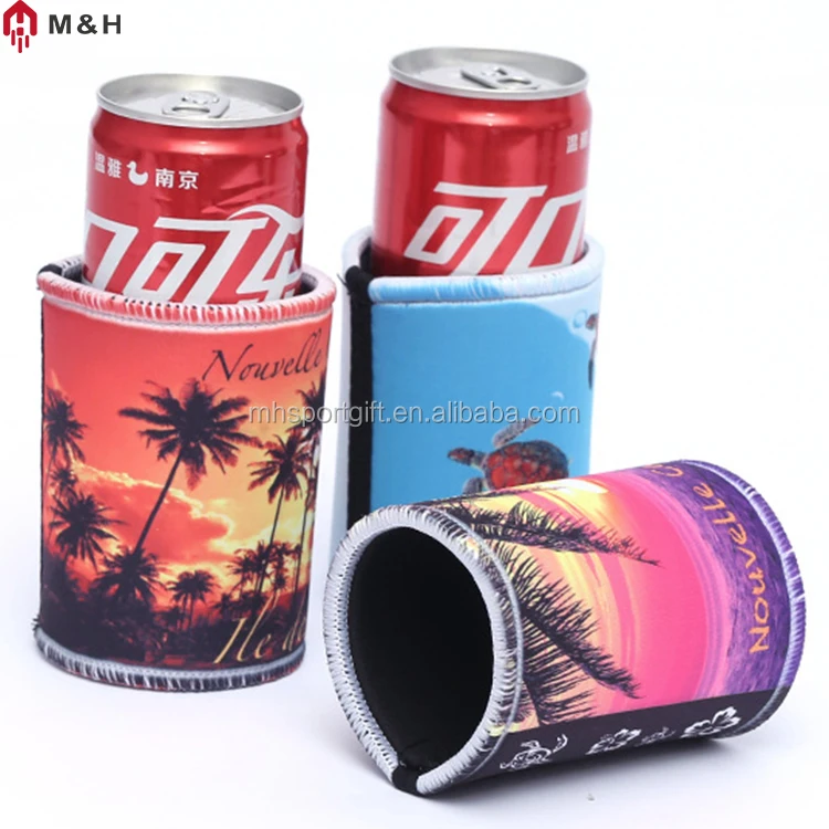 
OEM quality sublimation stubby holder stubby cooler with stitched on top and bottom 