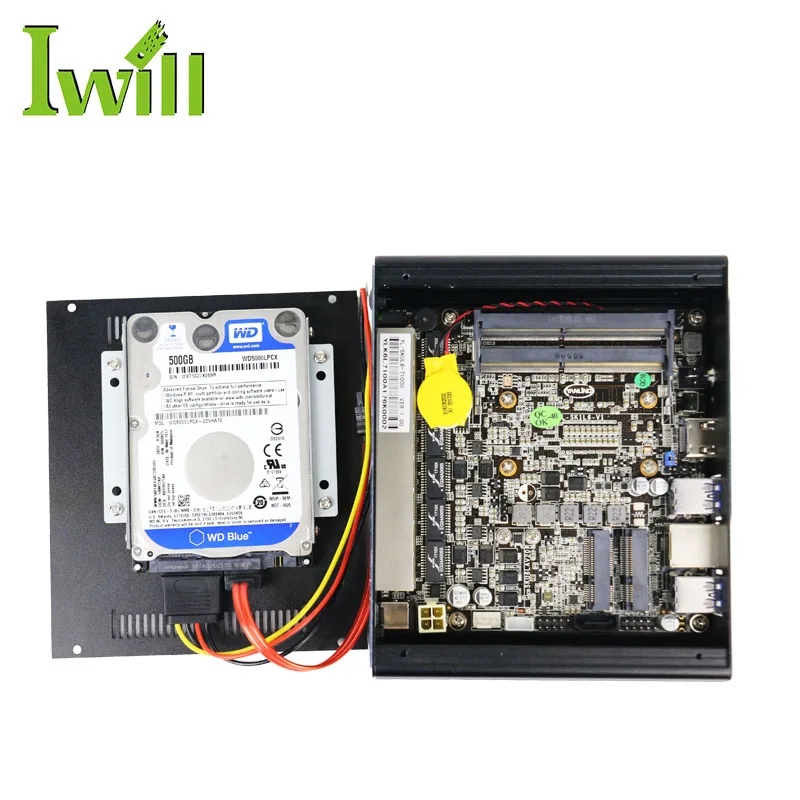  Новейший 6 lan безвентиляторный pfsense mini pc skylake core i3 7100u 3865u двухъядерный серверный компьютер для