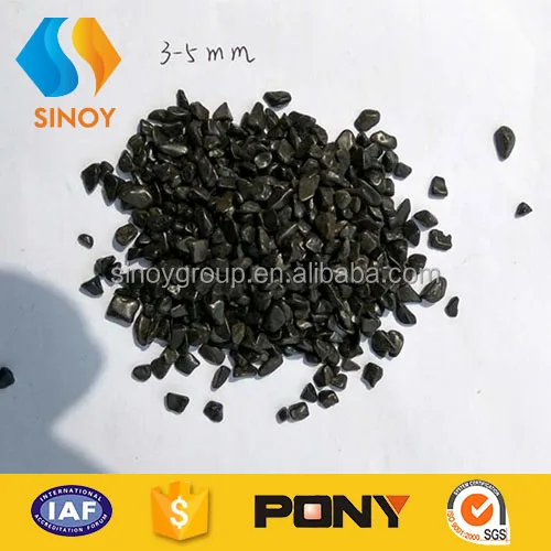 
Garden decorative small polished black pebble stone 