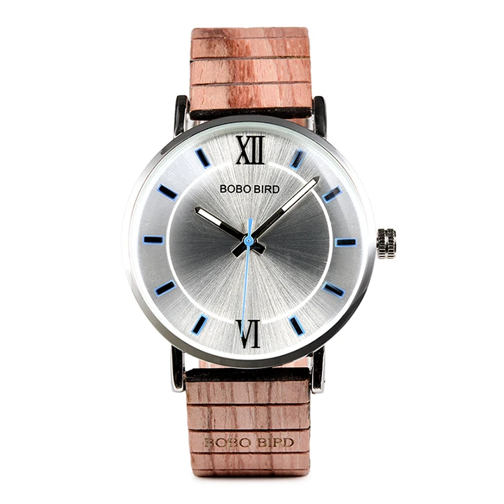 New Design Wood Watch for Men and Women Casual Quartz Watch in Wooden Gift Box