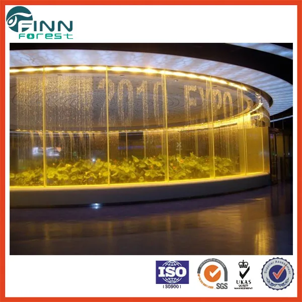 Digital graphical decorate water curtain fountain