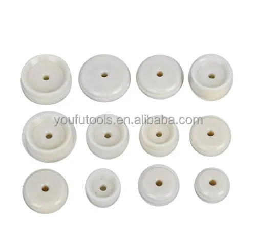 Watch Case Press Watch Back Press Tool Set Closer Crystal Glass Fitting Repair Tool with 12 Nylon Dies Stainless Steel +plastic