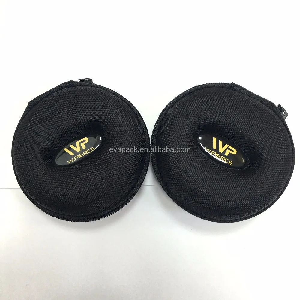 High Quality Round EVA Zipper Watch Box with Custom Logo