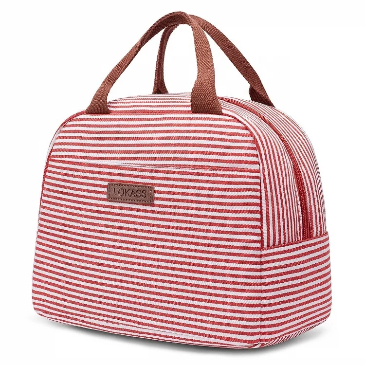LOKASS  Cooler  Women Tote Insulated Lunch Box Water-resistant Thermal Soft Leak Proof Liner Lunch Bag For Women Girls